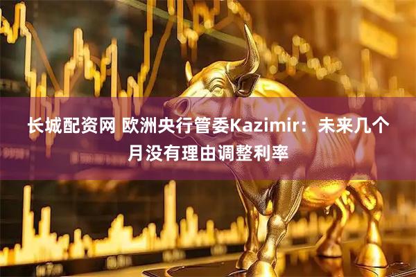 长城配资网 欧洲央行管委Kazimir：未来几个月没有理由调整利率